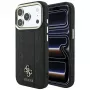 Guess Stripe Peony 4G Logo MagSafe -kotelo Apple iPhone 18 Pro / 17 Pro - musta