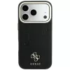 Guess Stripe Peony 4G Logo MagSafe -kotelo Apple iPhone 18 Pro / 17 Pro - musta