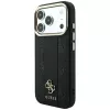 Guess Stripe Peony 4G Logo MagSafe -kotelo iPhone 18 Pro Max / 17 Pro Max - musta