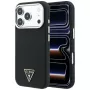 Guess Kevlar Triangle Logo MagSafe -kotelo iPhone 17 Pro / 18 Pro - musta