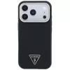 Guess Kevlar Triangle Logo MagSafe -kotelo iPhone 17 Pro / 18 Pro - musta