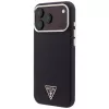 Guess Kevlar Triangle Logo MagSafe -kotelo iPhone 17 Pro / 18 Pro - burgundinpunainen