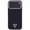 Guess Kevlar Triangle Logo MagSafe -kotelo iPhone 17 Pro / 18 Pro - burgundinpunainen
