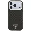 GUESS Kevlar Triangle Logo MagSafe -kotelo iPhone 17 Pro / 18 Pro – ruskea