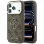 Guess 4G & Big Resin Logo -kotelo iPhone 17 Pro Max / 18 Pro Max - ruskea