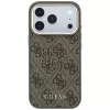 Guess 4G & Big Resin Logo -kotelo iPhone 17 Pro Max / 18 Pro Max - ruskea