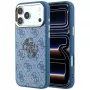 GUESS 4G & Big Resin Logo -kotelo iPhone 17 Pro Max / 18 Pro Max - vaaleansininen
