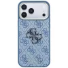 GUESS 4G & Big Resin Logo -kotelo iPhone 17 Pro Max / 18 Pro Max - vaaleansininen