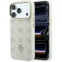 Guess Peony 4G Small Logo MagSafe -kotelo iPhone 18 Pro / 17 Pro - beige