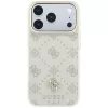 Guess Peony 4G Small Logo MagSafe -kotelo Apple iPhone 17 Pro Max / 16 Pro Max – beige
