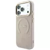 GUESS Saffiano Peony & Ring MagSafe -kotelo iPhone 18 Pro Max / 17 Pro Max - pinkki