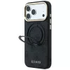 Guess Ring Stand 360 4G Classic Logo MagSafe -kotelo iPhone 18 Pro / 17 Pro, musta