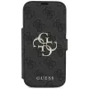 Guess Book 4G Metal Logo -kotelo iPhone 18 Pro / 17 Pro - musta
