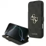 Guess Book 4G Metal Logo -kotelo iPhone 18 Pro Max / 17 Pro Max, musta