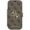Guess Book 4G Metal Logo -kotelo Apple iPhone 18 Pro / 17 Pro – ruskea