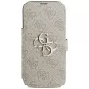 Guess Book 4G Metal Logo -folio-kotelo iPhone 16 Pro / 17 Pro - pinkki