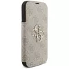 Guess Book 4G Metal Logo -folio-kotelo iPhone 16 Pro / 17 Pro - pinkki