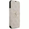 GUESS Book 4G Metal Logo -folio-kotelo iPhone 18 Pro Max / 17 Pro Max - pinkki