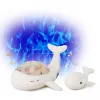 Cloud B Tranquil Whale uniapusetti projektorilla ja helistimellä - valkoinen