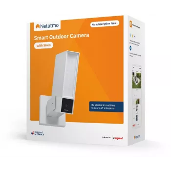 Netatmo Smart Outdoor -kamera sireenillä NOC-S-W-EC (valkoinen)