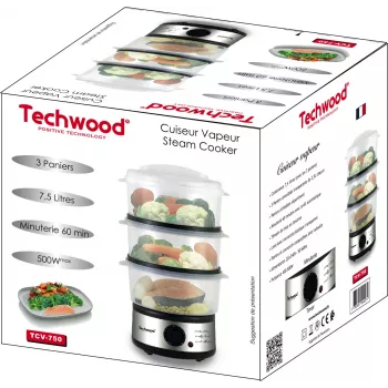 Techwood TCV-750 7.5 L höyrykeitin (TCV-750)