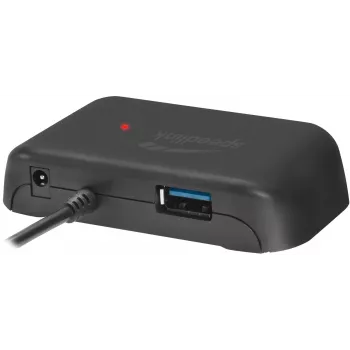 Speedlink Snappy Evo USB-C - 4-porttinen USB 3.0 -keskitin (SL-140202-BK)