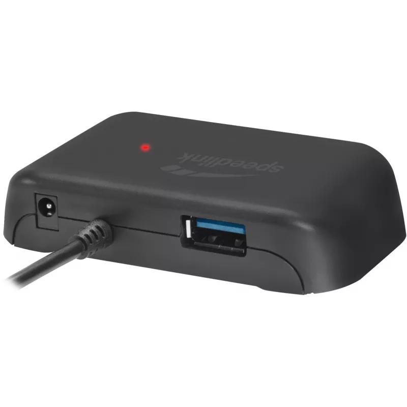 Speedlink Snappy Evo USB-C - 4-porttinen USB 3.0 -keskitin (SL-140202-BK)