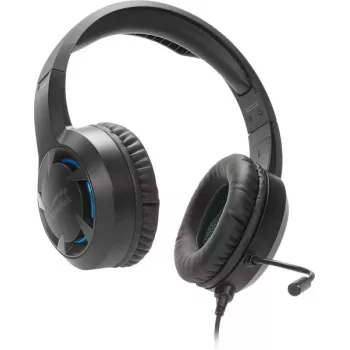 SPEEDLINK SL-450305-BK johdollinen on-ear-pelikuulokemikrofoni kohinaa vaimentavalla mikrofonilla, USB-A, 30 mm elementit, 1,8 m kaapeli, musta