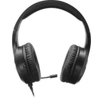 SPEEDLINK SL-450305-BK johdollinen on-ear-pelikuulokemikrofoni kohinaa vaimentavalla mikrofonilla, USB-A, 30 mm elementit, 1,8 m kaapeli, musta