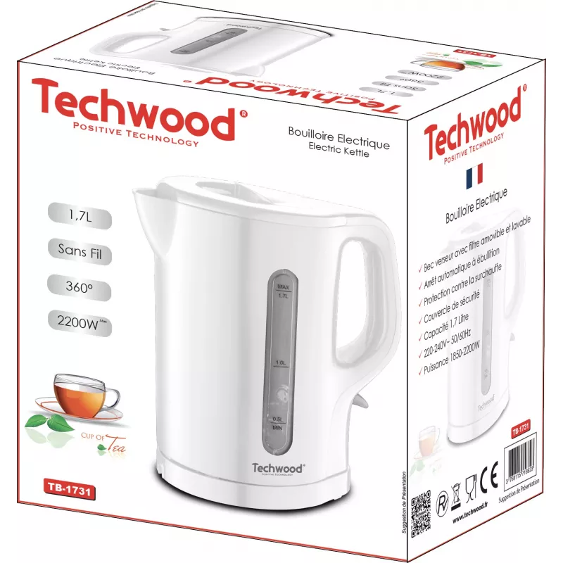 Techwood TB-1731 1.7 L vedenkeitin (TB-1731)