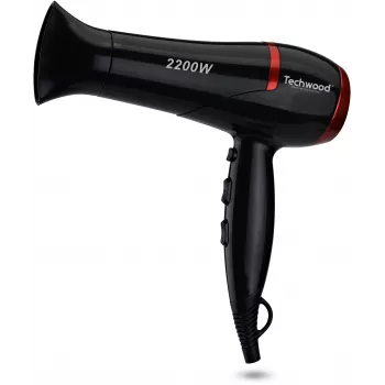 Techwood TSC-2255 Pro hiustenkuivaaja, 2200W, musta (TSC-2255)