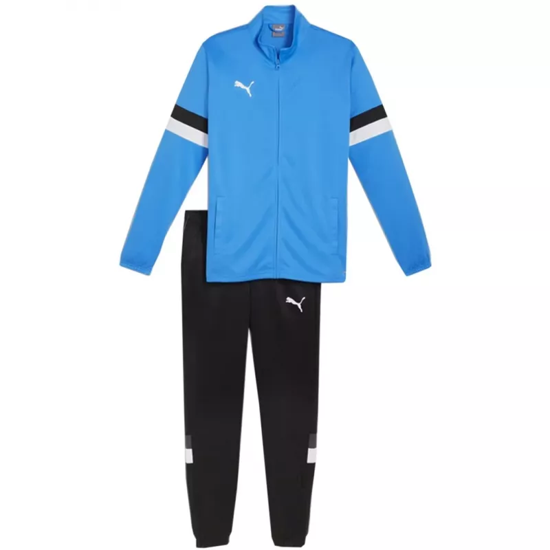PUMA miesten Team Rise verryttelyasu sininen ja musta (koko M)