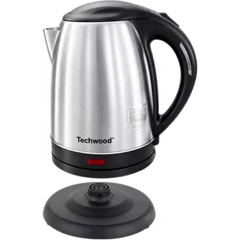 Techwood TBI-018 1.8 L ruostumattomasta teräksestä valmistettu vedenkeitin, hopea (TBI-018)