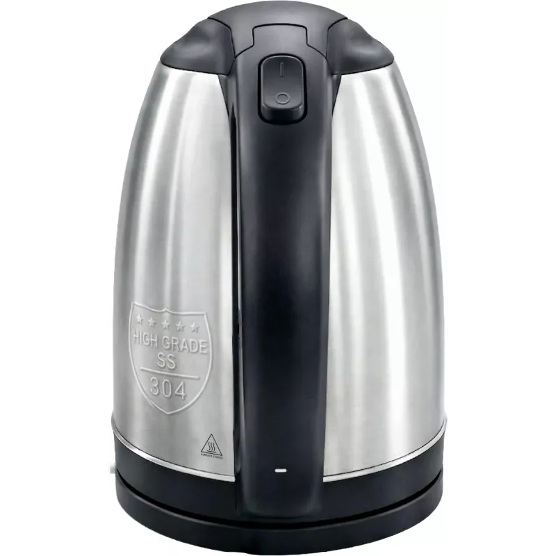 Techwood TBI-018 ruostumattomasta teräksestä valmistettu vedenkeitin 1,8 L, hopea (TBI-018)