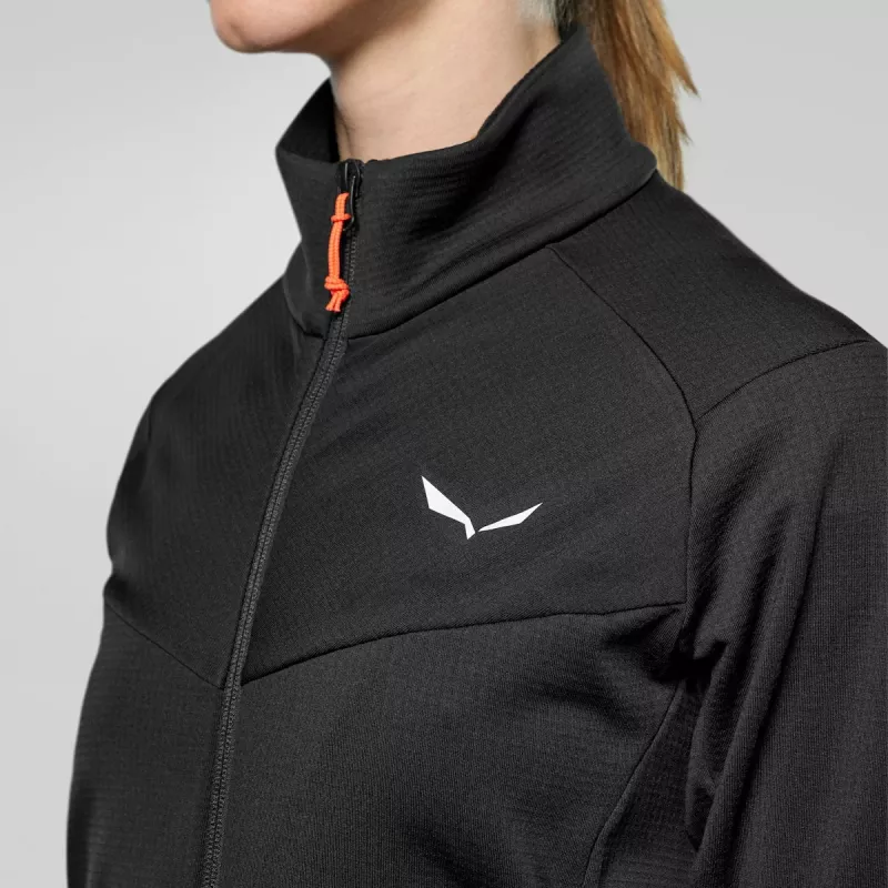 SALEWA Puez Cammino PL naisten full-zip-huppari Black Out (EU 38 / M)
