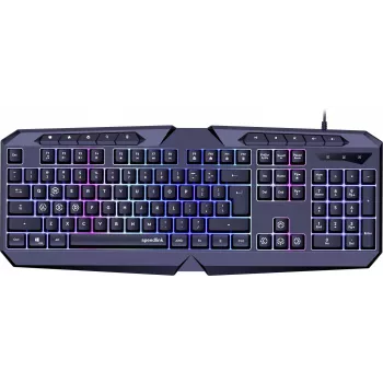 Speedlink Ludicium RGB Rainbow näppäimistö, US-asettelu (SL-670004-BK-US)