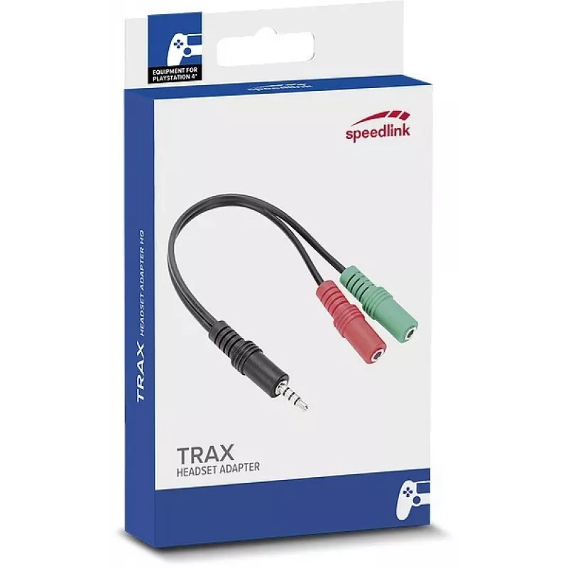Speedlink Trax kuulokemikrofoniadapteri PS4/Xbox (SL-450103-BK)