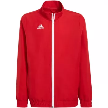 adidas Entrada 22 esittelytakki punainen H57540 (152 cm) – nuorten jalkapallotakki