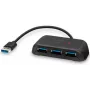 Speedlink Snappy Evo 4-porttinen USB 3.0 -keskitin (SL-140106-BK)