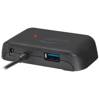Speedlink Snappy Evo 4-porttinen USB 3.0 -keskitin (SL-140106-BK)