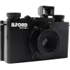 ILFORD PIXIE 35mm point & shoot -filmikamera – hopea/musta, sisäänrakennettu salama, automaattitarkennus