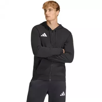 adidas Entrada 26 täysvetoketjullinen huppari miesten musta KF5945 XL