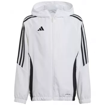 adidas Tiro 24 lasten takki valkoinen IM8799 152cm