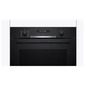 BOSCH Serie 6 kalusteisiin asennettava uuni AirFry-toiminnolla, 71L, pyrolyysipuhdistus, musta (HBG578EB3)