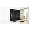 BOSCH Serie 6 kalusteisiin asennettava uuni AirFry-toiminnolla, 71L, pyrolyysipuhdistus, musta (HBG578EB3)