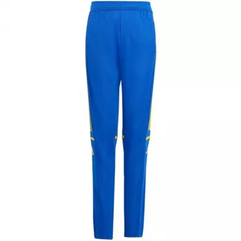 adidas Squadra 25 lasten harjoitushousut - sininen/keltainen - koko 152 cm (JP3154)
