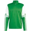 adidas Squadra 25 miesten harjoituspaita pitkähihainen Team Green/valkoinen (L)