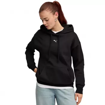 Puma naisten ESS Centered Cat Logo Relaxed -huppari, musta, koko L