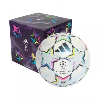 adidas UCL League 26/27 League Stage Box jalkapallo koko 4 valkoinen/sininen/pinkki/vihreä KE9771