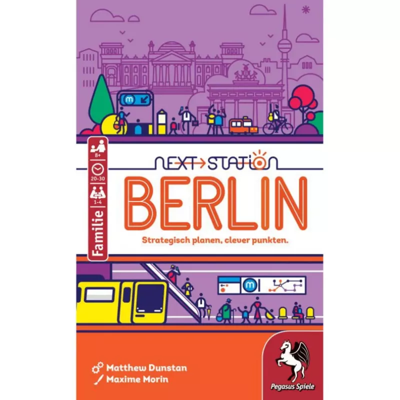 PEGASUS Next Station Berlin – Roll-and-Write -lautapeli (saksankielinen painos)